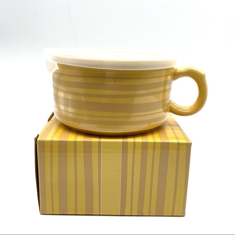 Temptations Soup Bowl with Lid New in Box NWOT